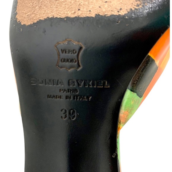 Sonia Rykiel Paris Patent Leather High Heel Sandals - Picture 10 of 14